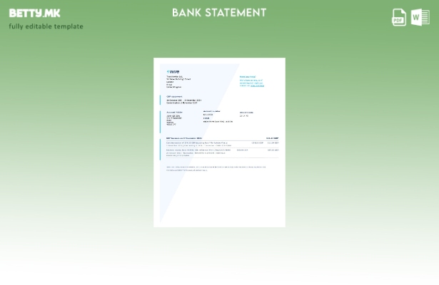 модерен стил Обединетото Кралство Мудриот шаблон за извод од банка